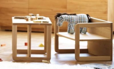 Tim Children's bench / Children's Table Wooden Jan Kurtz